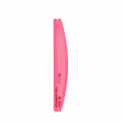 Staleks Pro Slanted Plastic Nail File, Crescent (base) Pro Expert 40