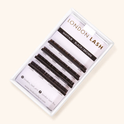 Black Brown Faux Mink Lashes - Sample