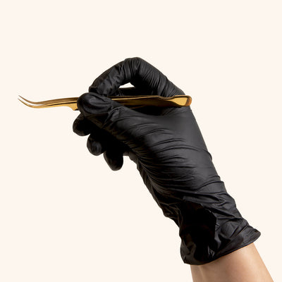 Black Nitrile Gloves