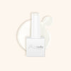 easy to apply easy to remove soft white with crystal finish gel nail polish