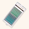 Mint Green/ Ocean Blue Faux Mink Coloured Lashes