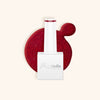 flexible and durable with easy removal deep red with hints of orange and glitter gel nail polish