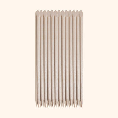 Large wooden cuticle sticks / pushers remove dead skin and use for nail design, manicures and pedicures