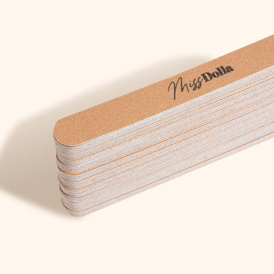 Thick nail file disposable and cost effective stickers for hygienic professional manicure treatment