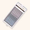 Silver / Light Blue Faux Mink Coloured Lashes