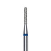 Staleks Diamond nail drill bit, rounded "cylinder", blue, head diameter 1.4mm/ working part 8mm FA30B014/8.