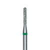 Staleks Diamond nail drill bit, rounded "cylinder", green, head diameter 1.4mm/ working part 8mm FA30G014/8.