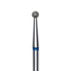 Staleks Diamond nail drill bit, "ball", blue, head diameter 2.5mm FA01B025.