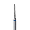 Staleks Diamond nail drill bit, "needle", blue, head diameter 1mm/ working part 10mm FA80B010/10.